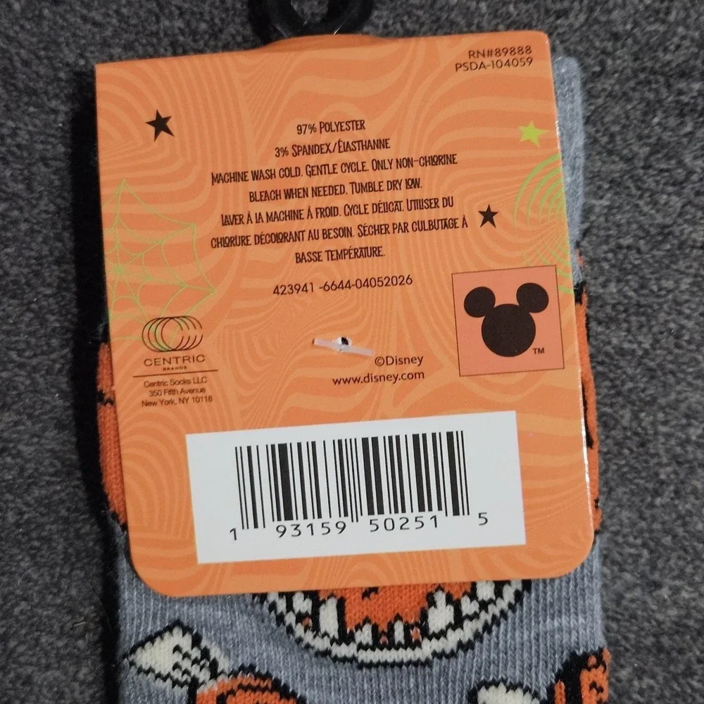 New Disney Lilo And Stitch Kids Halloween Socks Shoe Size 10-4